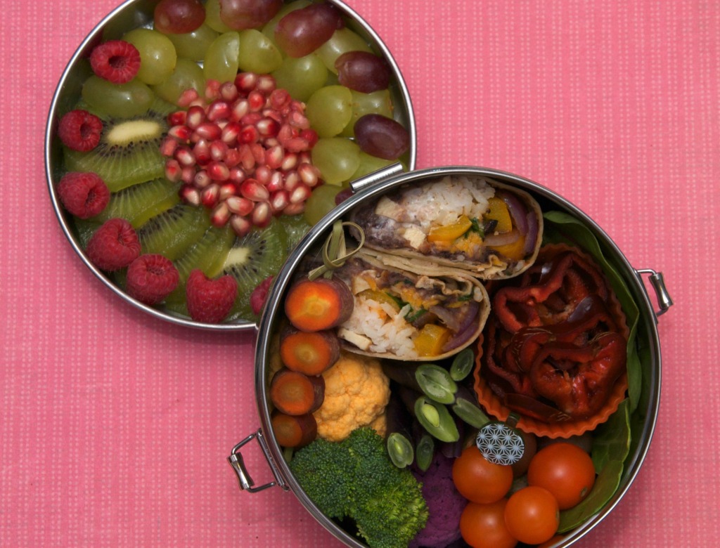 Veggie Burrito Bento jigsaw puzzle in Fruits & Veggies puzzles on TheJigsawPuzzles.com